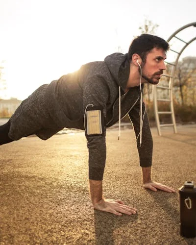 Man active lifestyle